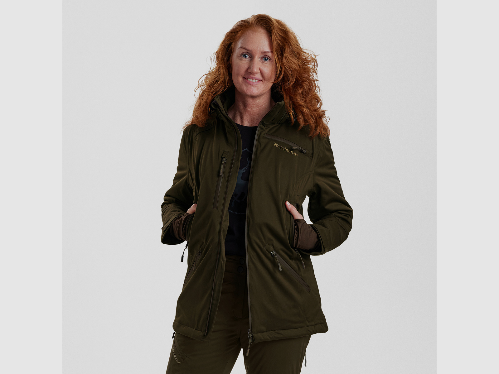Excape Winter Jacke - Art Green – Kleidergröße Damen: 36