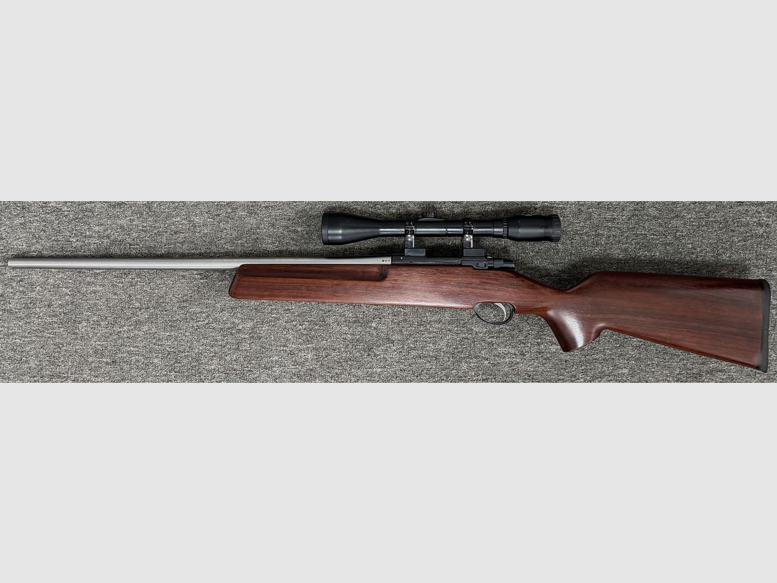 Sako S491 single-shot rifle .222 REM. - steel + scope 10x45