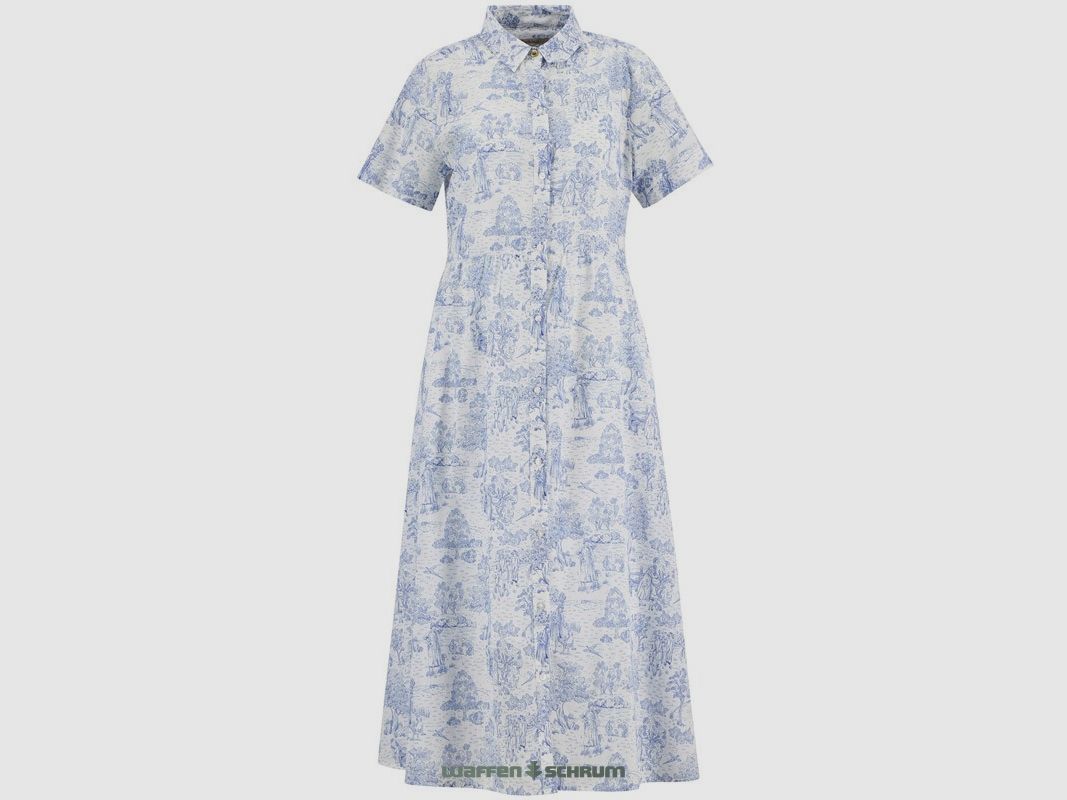 Sukienka Barbour Wisteria Midi Ink Blue Print