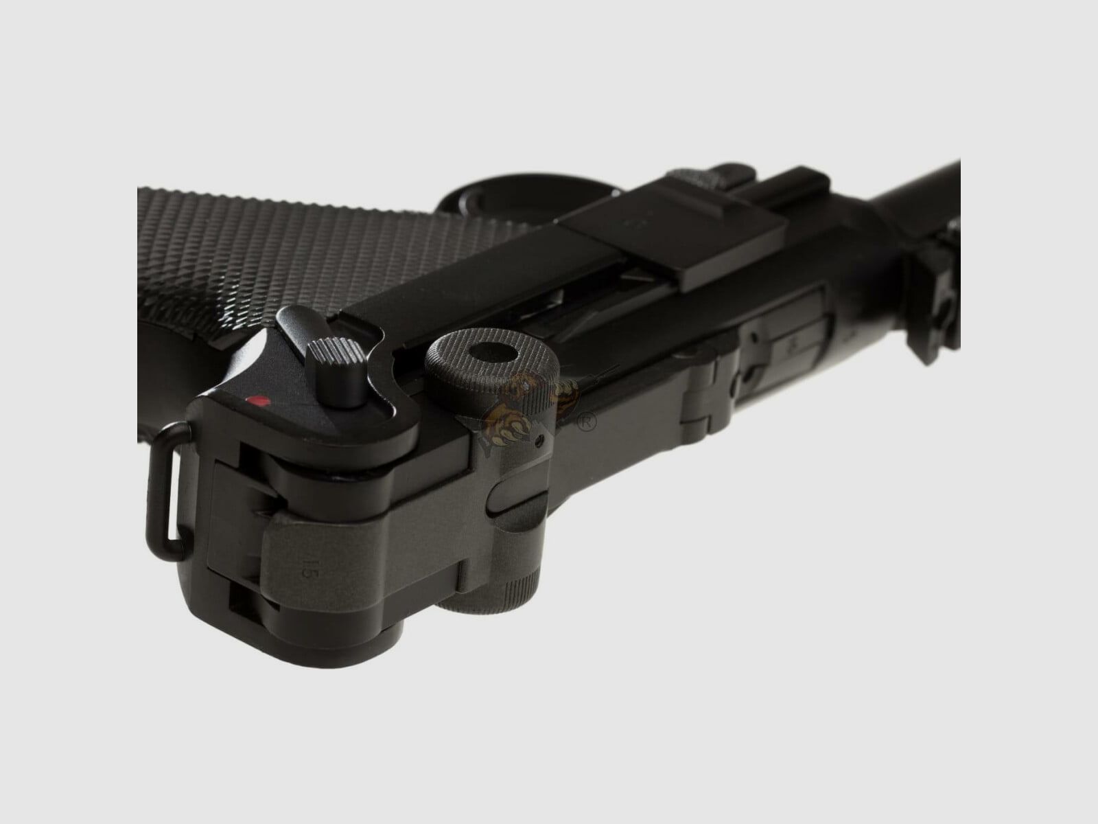 WE P08 "Ari-08" Metal GBB czarny -F-, zdjęcie 4 z 6