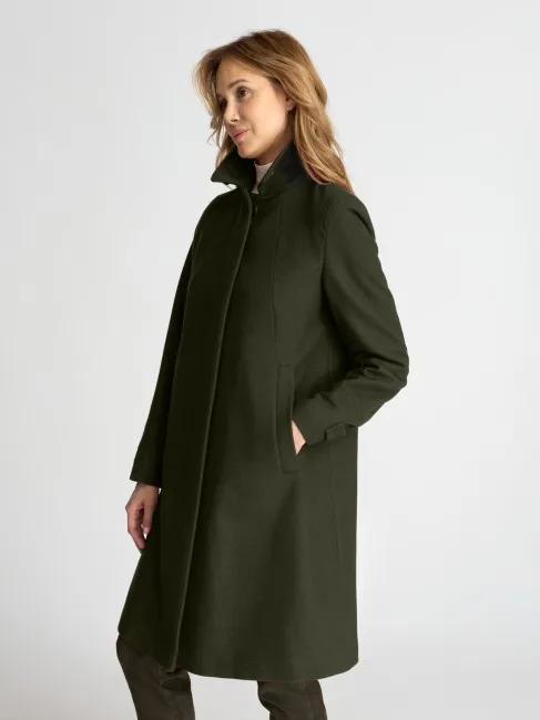 Maximilian Anna cappotto Loden in verde muschio