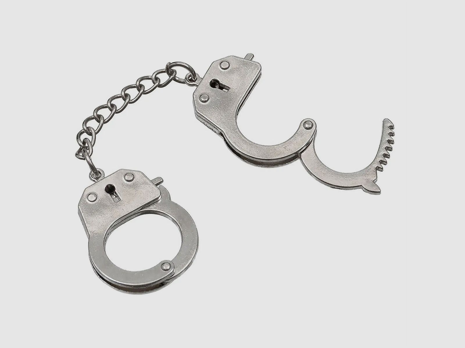 MFH MFH Schlüsselanhänger Handschellen silber 12 Stück