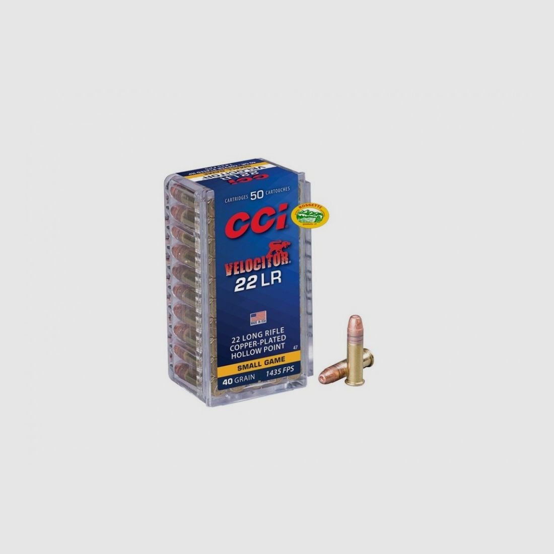 CCI Munition Kal. .22 lr VELOCITOR 40 gn GDHP