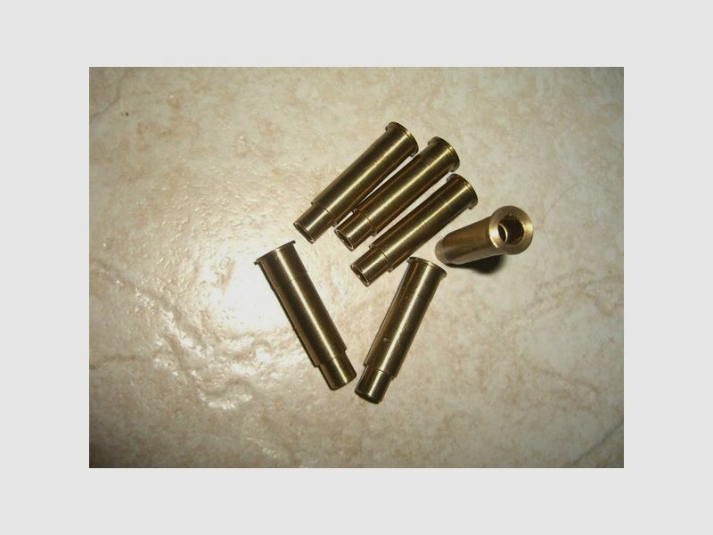 6 Ladehülsen für LEP Revolver