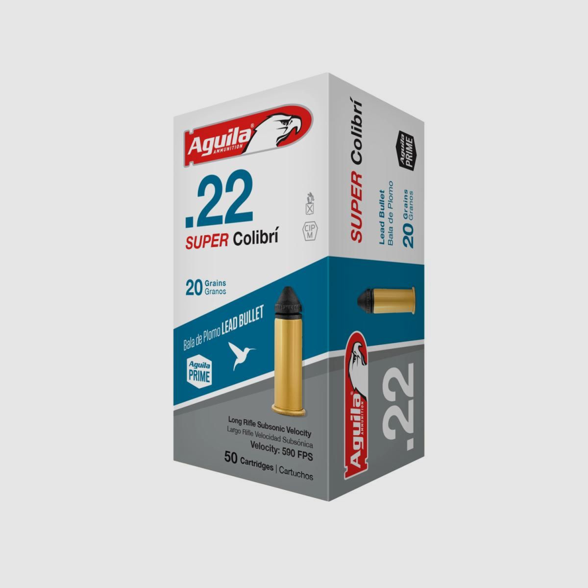Aguila Super Colibri .22 LR 20GR Spitzer 50 cartucce
