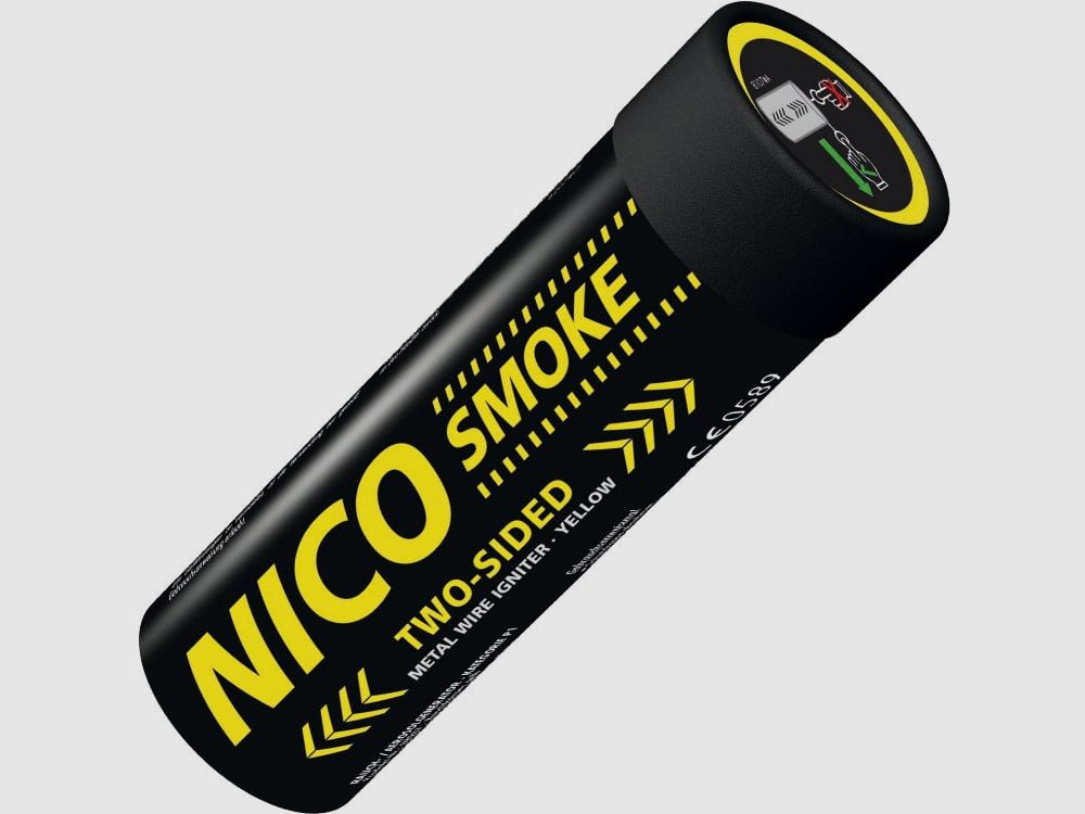 NICO 50 Sekunden Two Sided Paintball Rauchgranate (gelb)