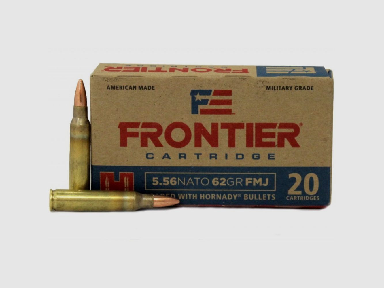 5.56 Nato Hornady FRONTIER® 62 gr FMJ VE20