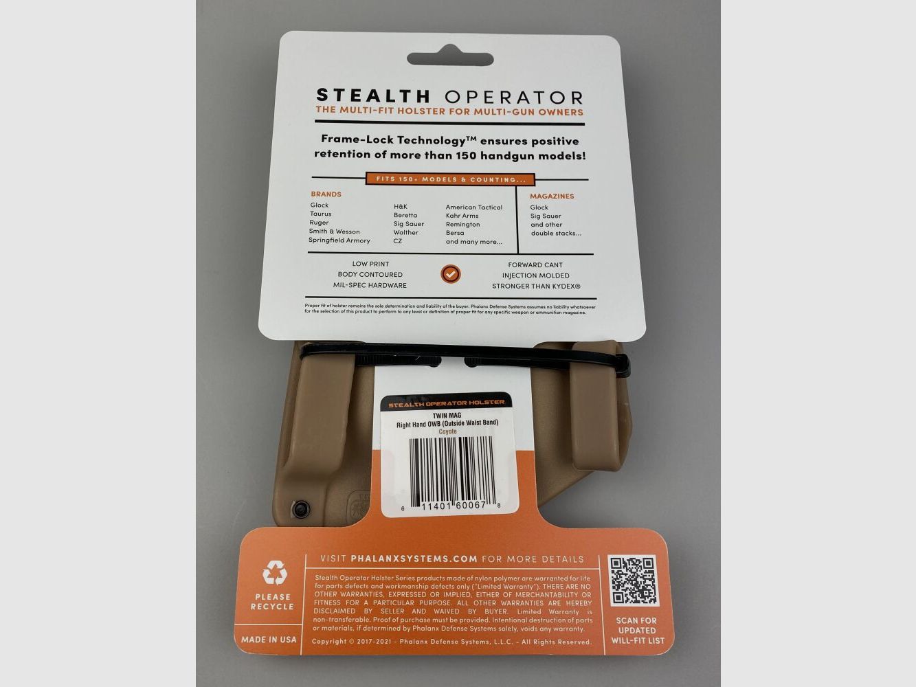 PHALANX STEALTH OPERATOR MULTI-FIT TWINMAG DOUBLE MAGAZINE POUCH