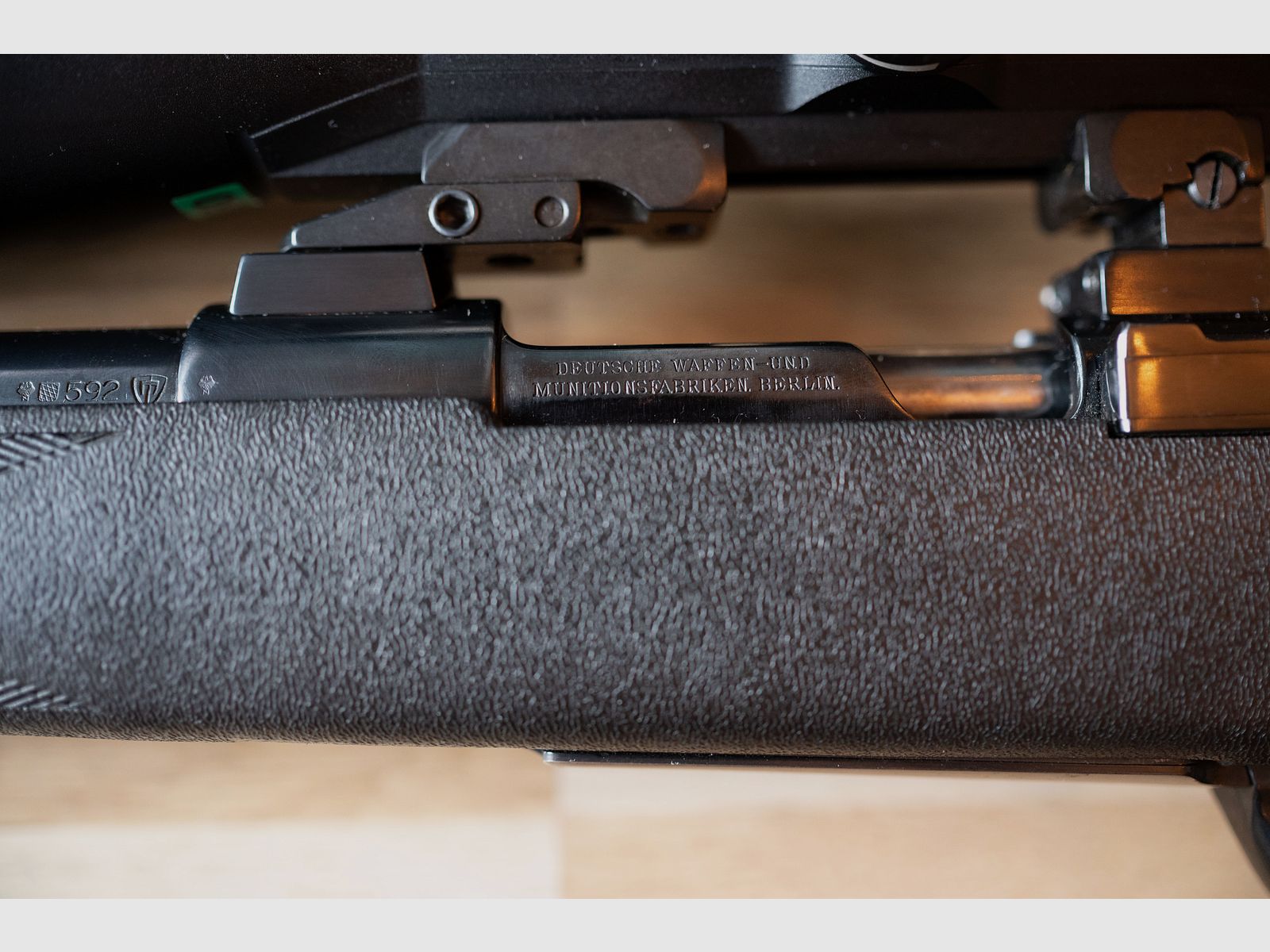 Mauser K98 DWM System in 30-06 mit Zeiss Diavari 3-15x56 und Lothar Walther Matchlauf mit Mündungsgewinde in 18x1
