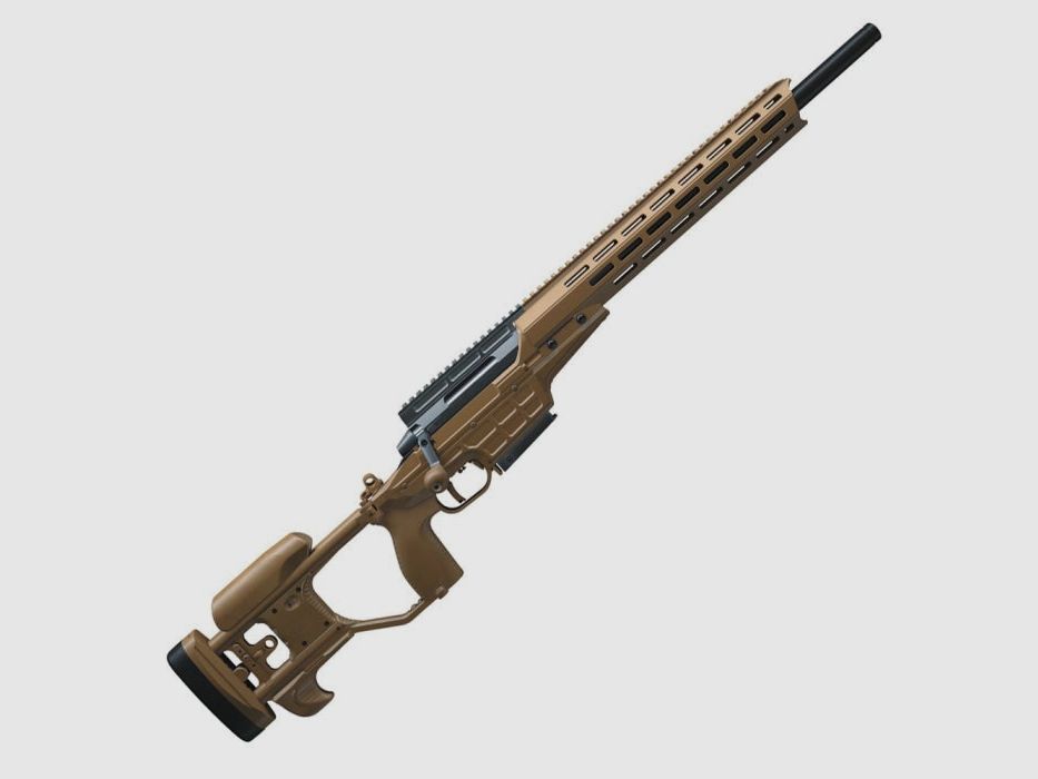 Carabine à Verrou Sako TRG 22 A1 Coyote/Brown - Filetée - Crosse plia, image 1 sur 2