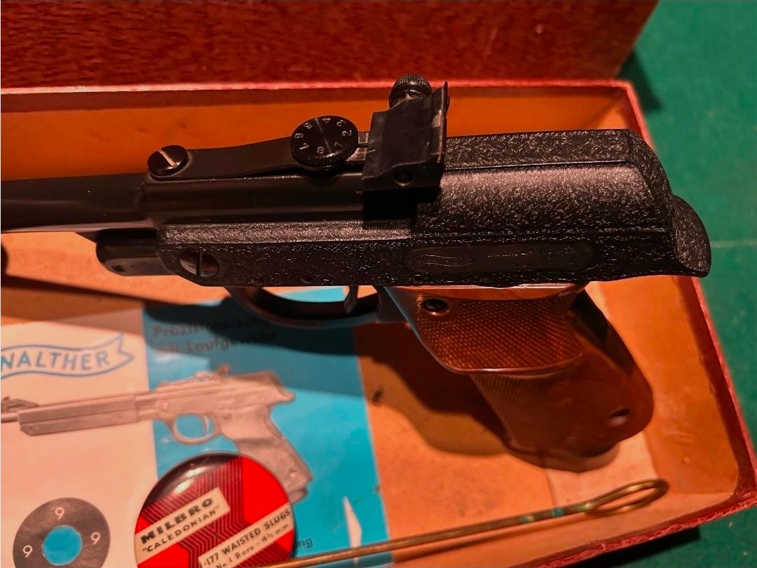 Walther LP53 air pistol in original packaging from 1958