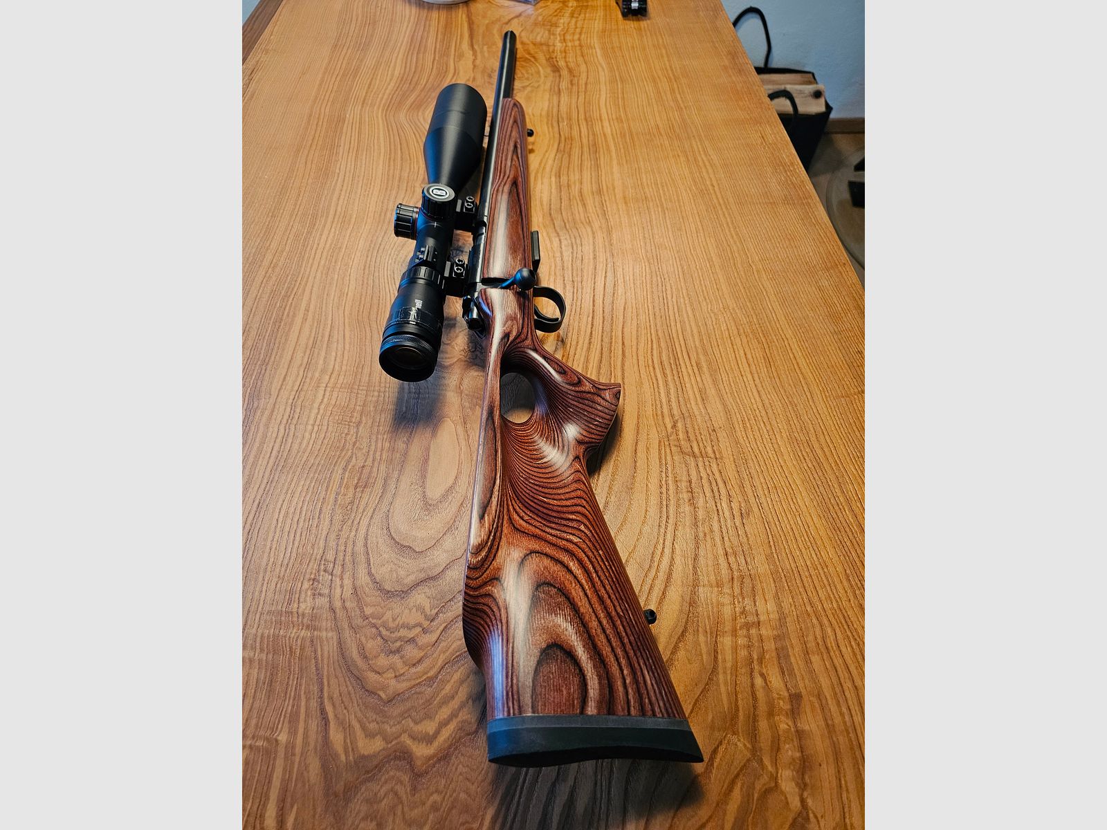 CZ 455 Varmit Thumbhole .17 HMR with Bushnell Nitro 3-18×56