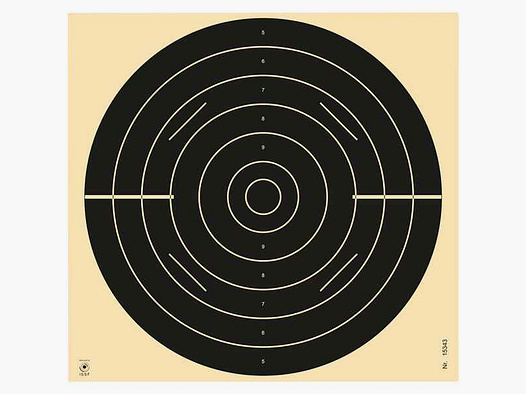 Scheibe Schnellfeuer 25m 55X52cm 250 St