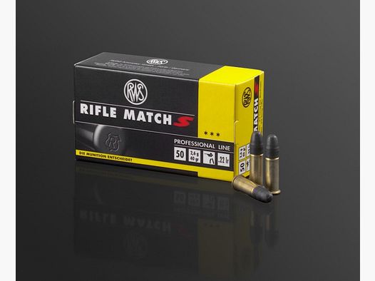 RWS RIFLE MATCH S .22lr KK-Patronen