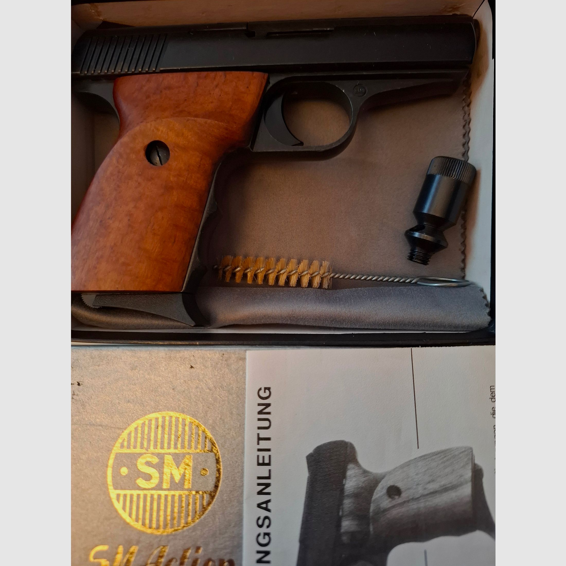 Rarität" SM Action 9mm P.A.K. PTB 496