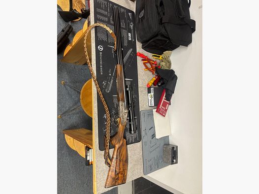 Krieghoff Neptun Primus drilling (double rifle drilling) 8x57IRS, 20/76