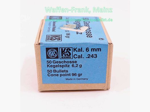 RWS (WZd.Fa.Rottweil) rifle cartridges