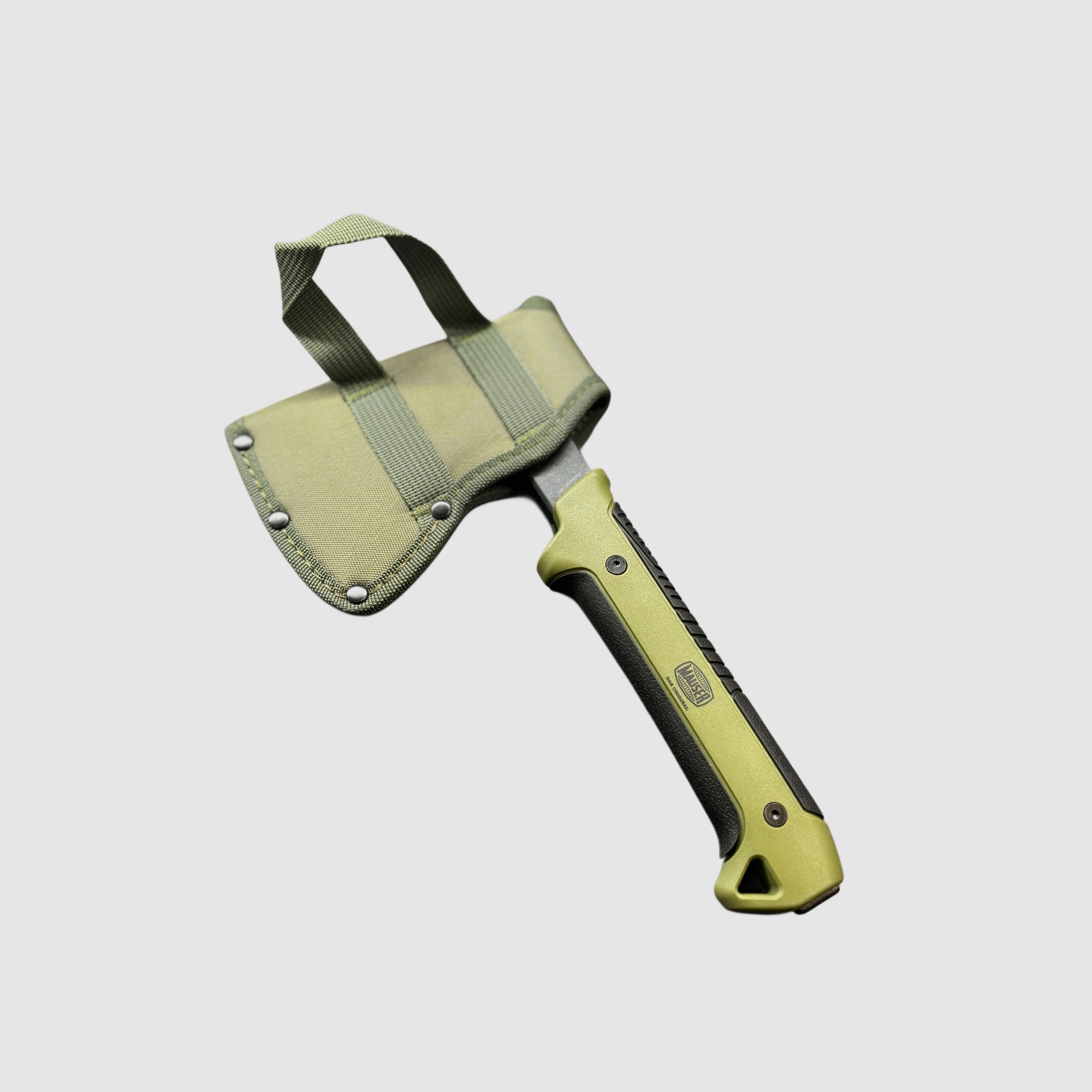 MAUSER Bijl Origineel Groen met Etui 80414840