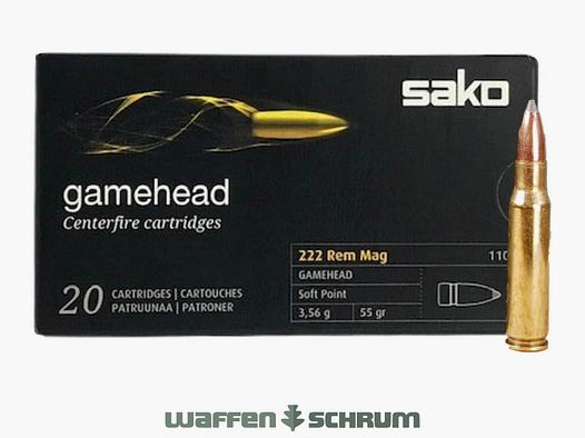 Sako Gamehead SP 3,56g - 55gr. .222RemMag
