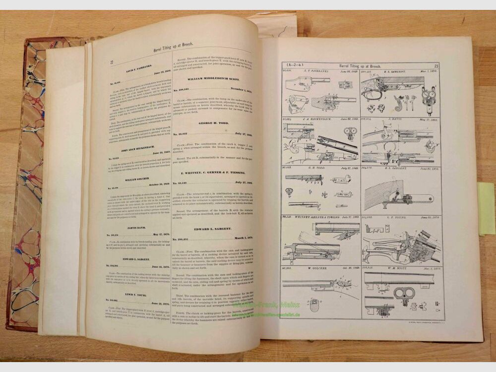 EE. UU., Diversos libros sobre armas de carga por culata y cargadores