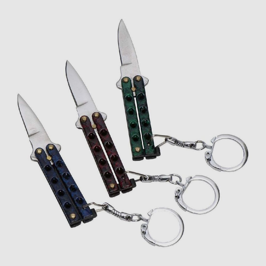 kolorowe mini-butterfly breloczki 12 sztuk w pudełku