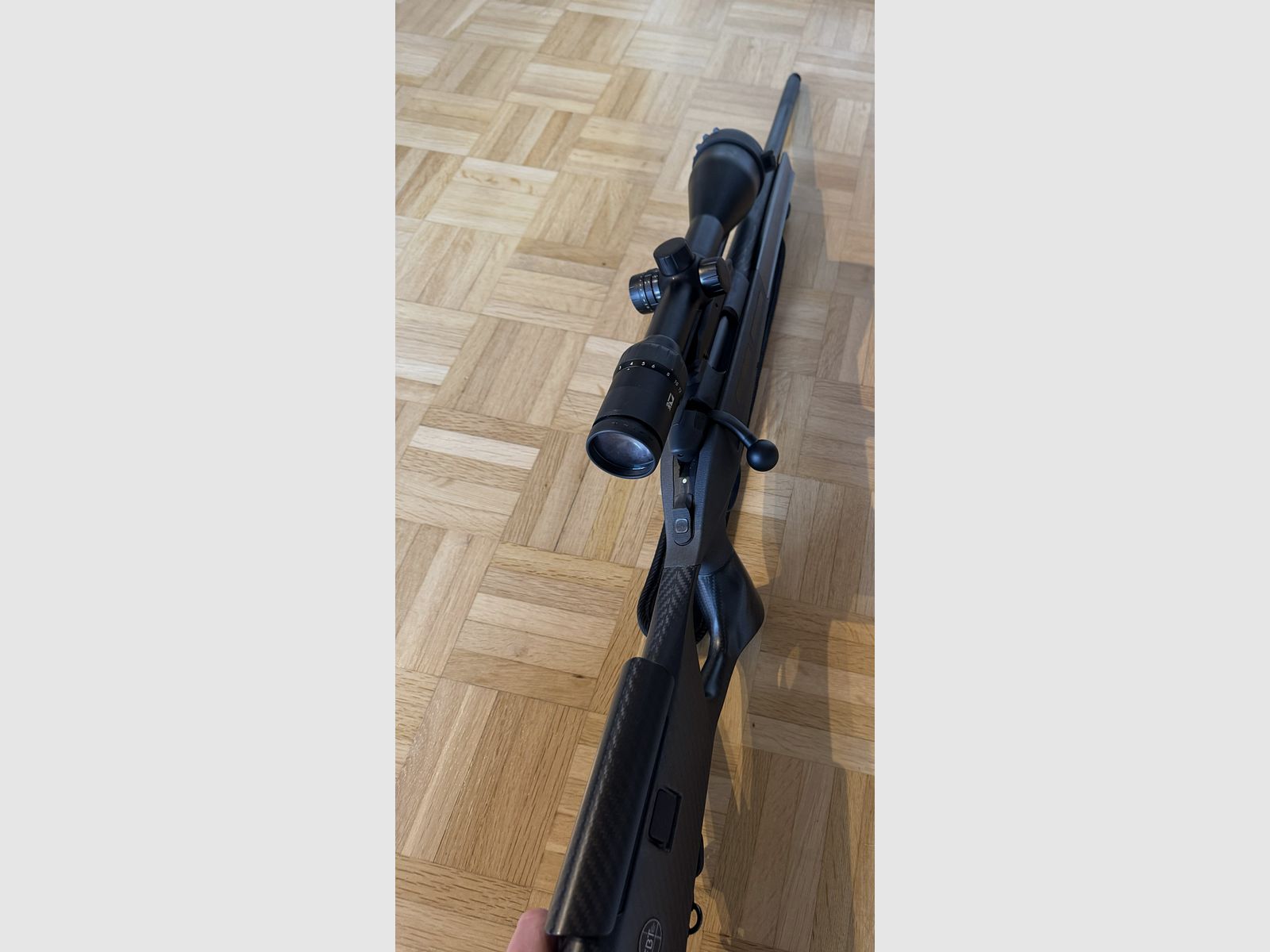Steyr SM12 .308 Win FBT carbon stock including SiW silencer