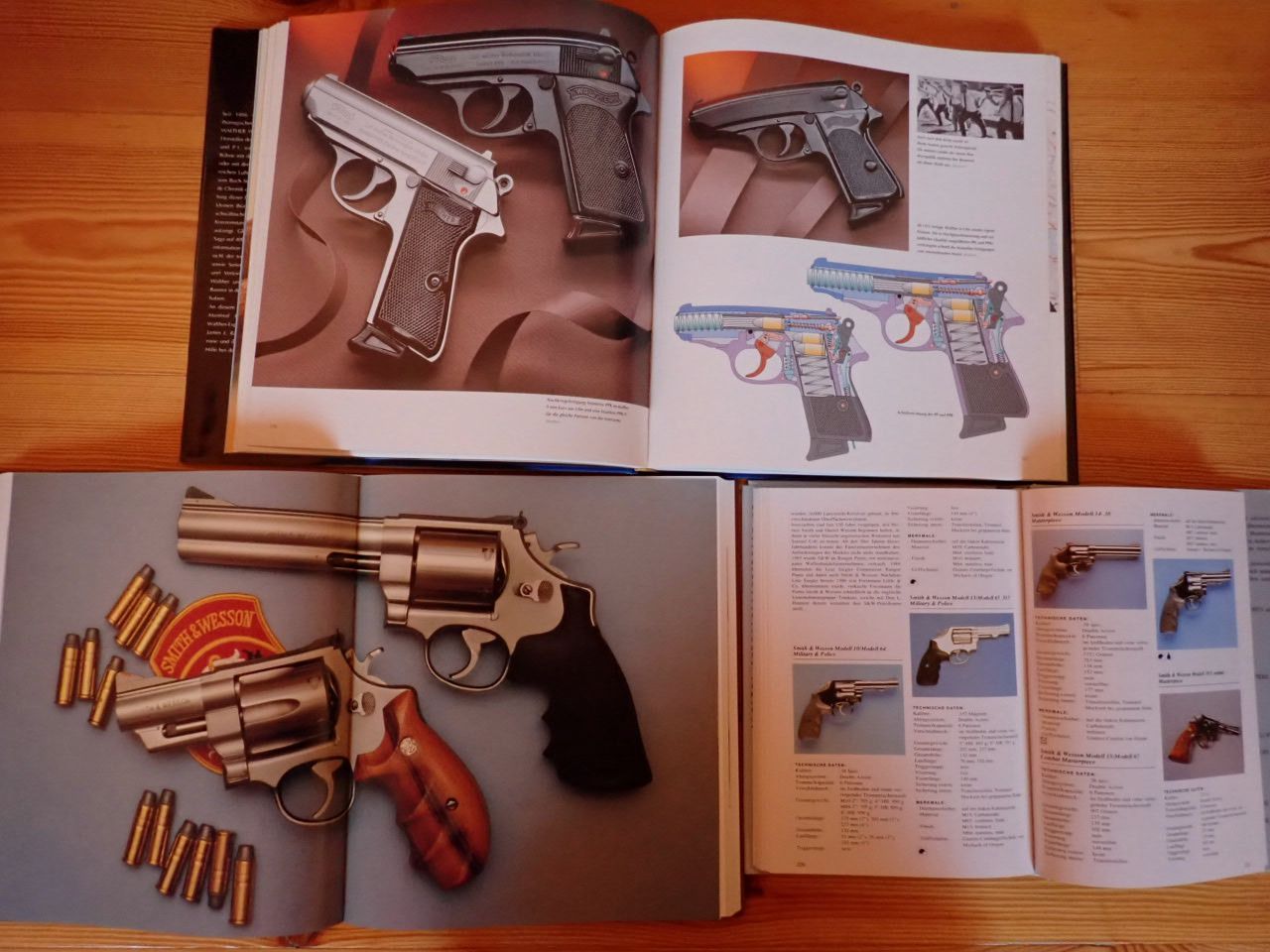 3 Fachbücher: Walther, Pistolen und Revolver
