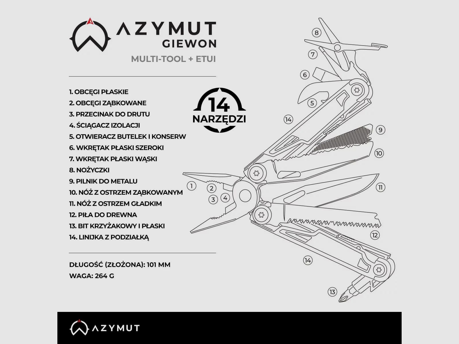 Multitool Azymut Giewon, image 9 of 9