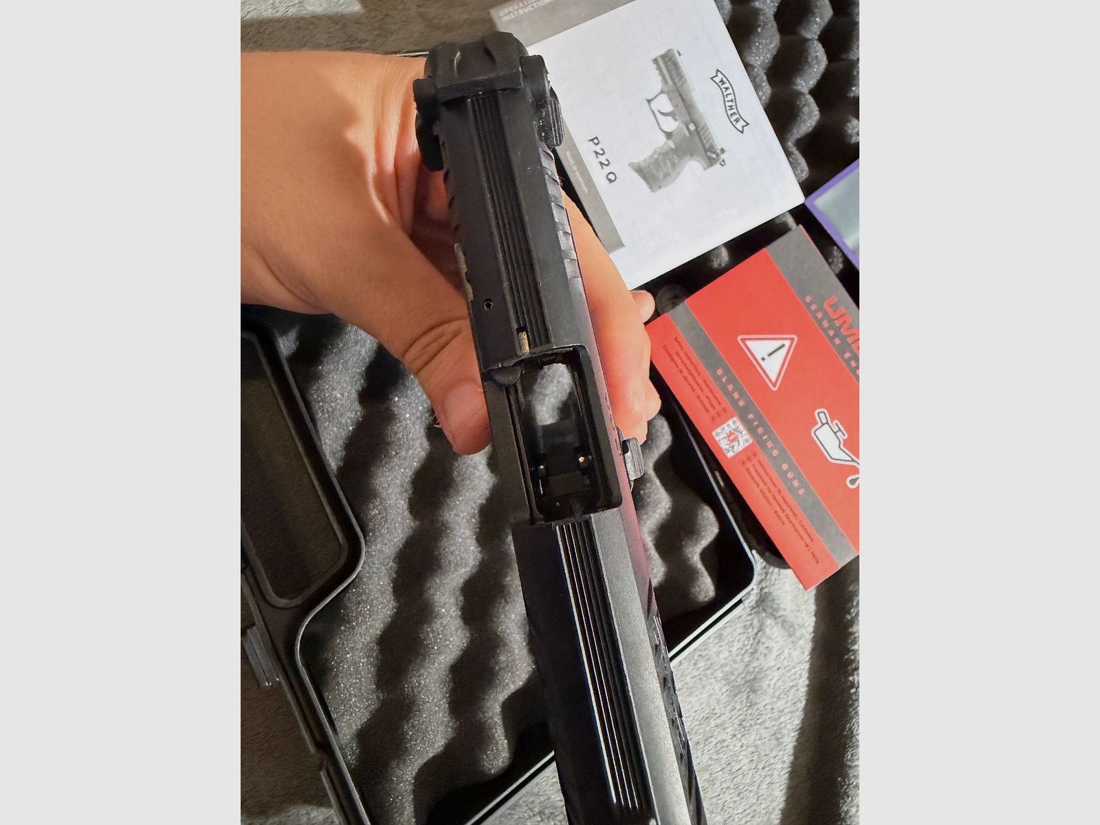 Umarex „Walther P22Q“ pistolet à blanc 9mm P.A.K. noir