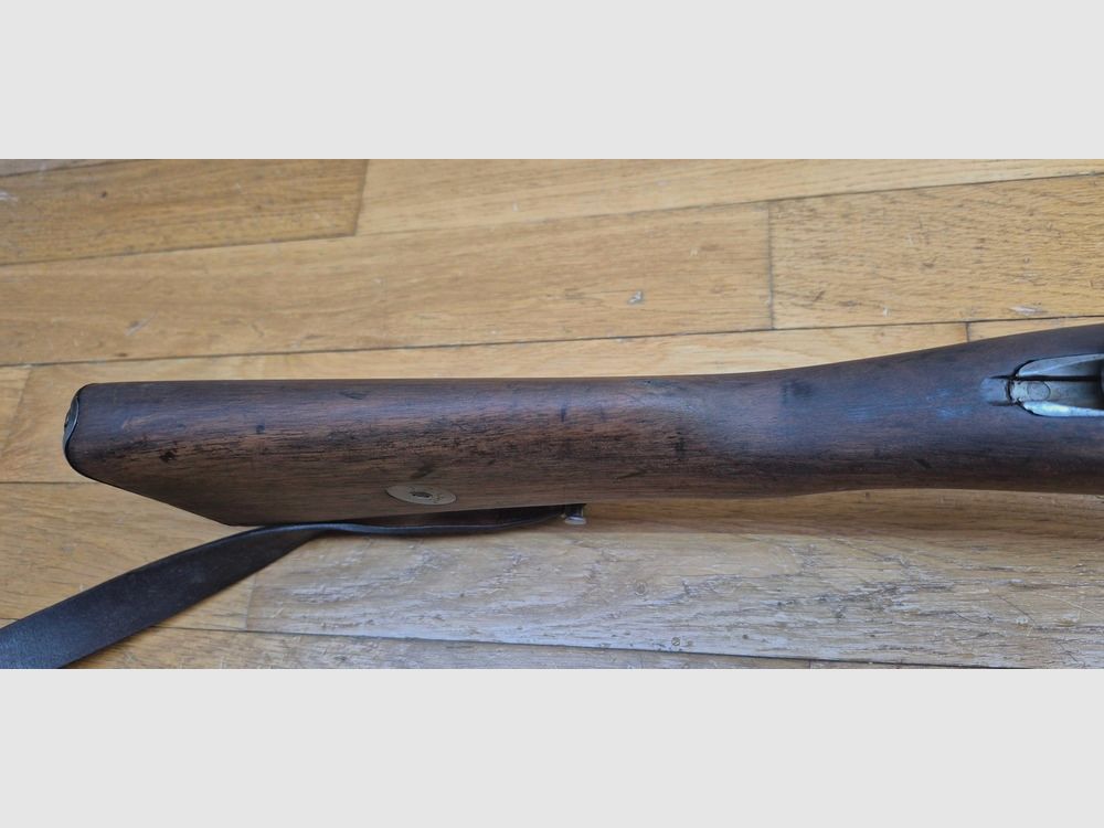 Wunderschönes Gewehr G98 – Gewehr 1898 – Arsenal Spandau 1900 – Originalkaliber 8×57 IS – Vollständig monomatrikuliert außer der konformen Reinigungsstange – Original braune Lederriemen – Prestigeträchtige Zuordnung zum 1. Grenadier Kronprinz „1. R. 4. 150.“ – TBE+, Bild 17 von 31