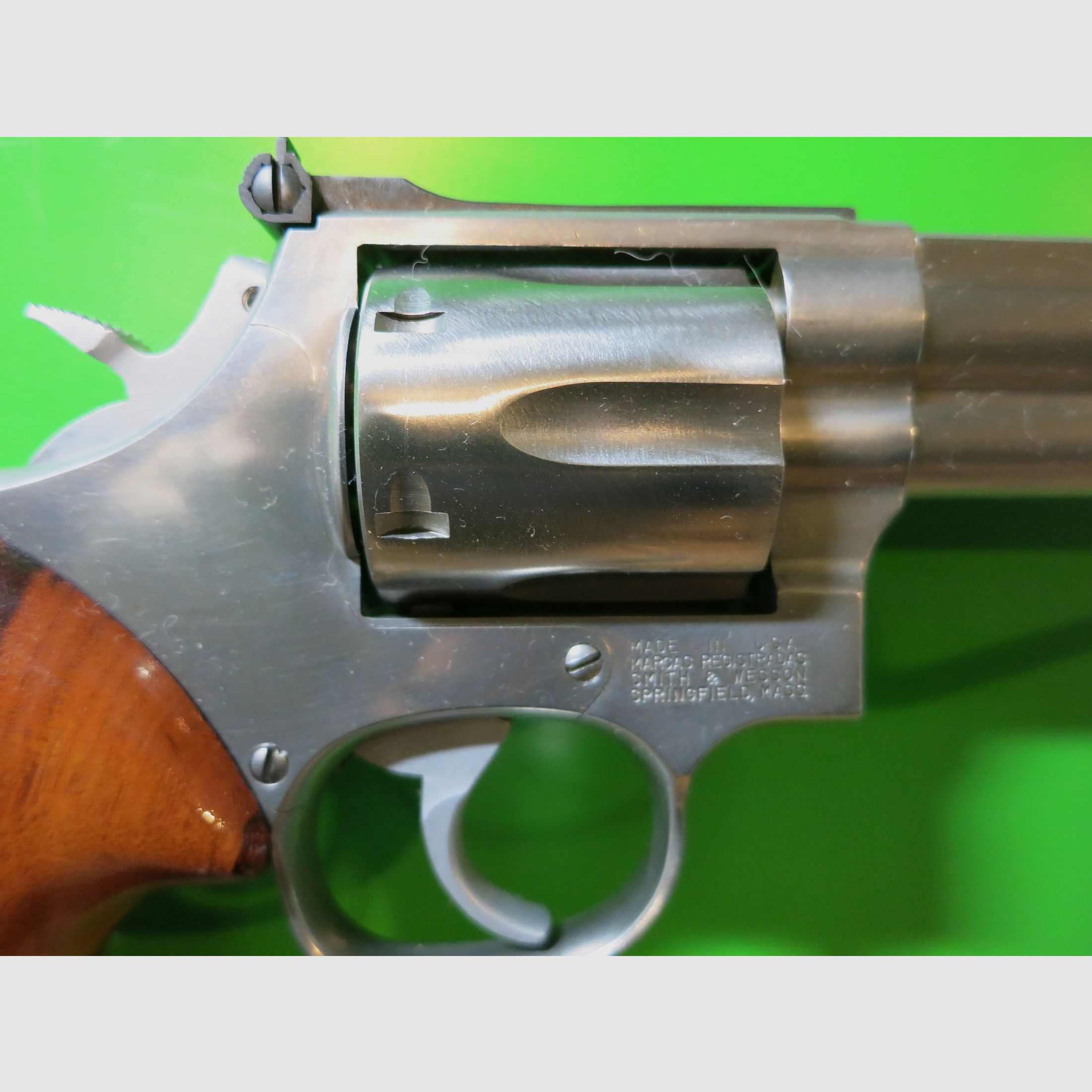 Revolver, SMITH&WESSON, Mod. 686-1 , .357 Magnum, 6" Lauf,  Edelstahl-Version (stainless)    #71-