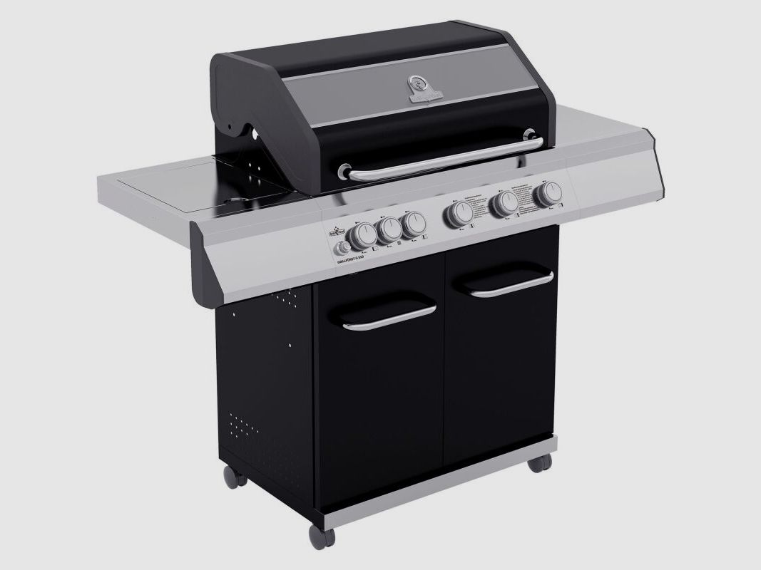 Grillfürst Gasgrill G510E mit Edelstahl Rosten