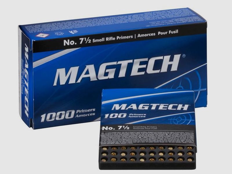 Magtech Zündhütchen – 7 1/2 Small Rilfe – á 100Stk.