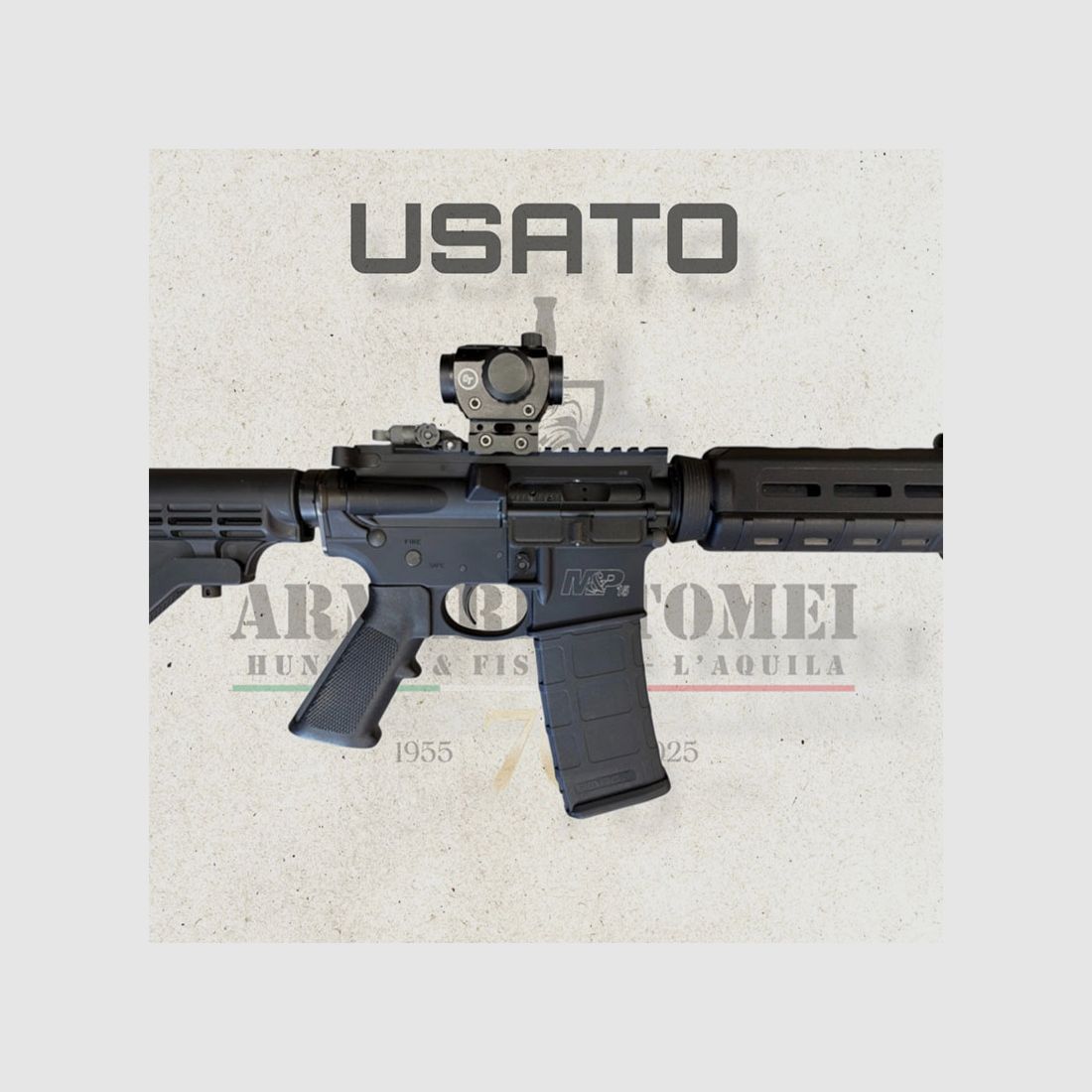 GEBRAUCHT – BÜCHSE – SMITH & WESSON M&P-15 SPORT II OR M-LOK 16” Kal. 223 Rem., Bild 2 von 6