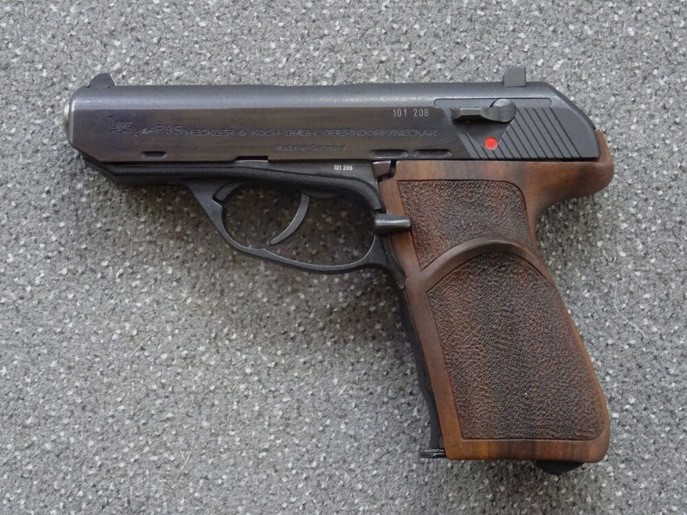 HECKLER & KOCH H&K P9S WOOD GRIPS