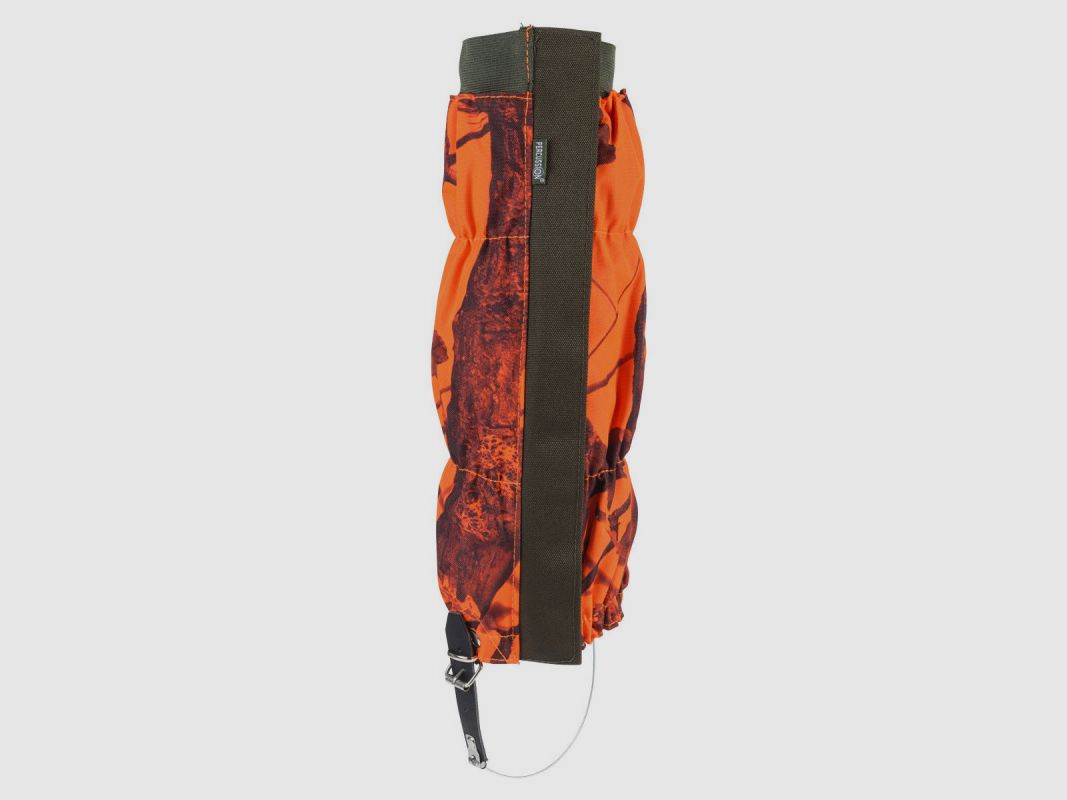 Wasserdichte und robuste Track Force Orange Camo Gamaschen