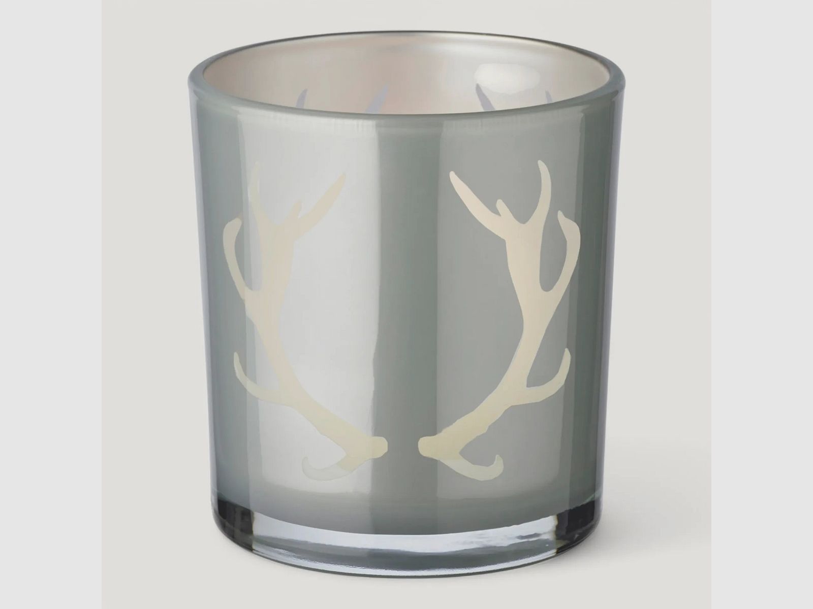 Teelichtglas Geweih