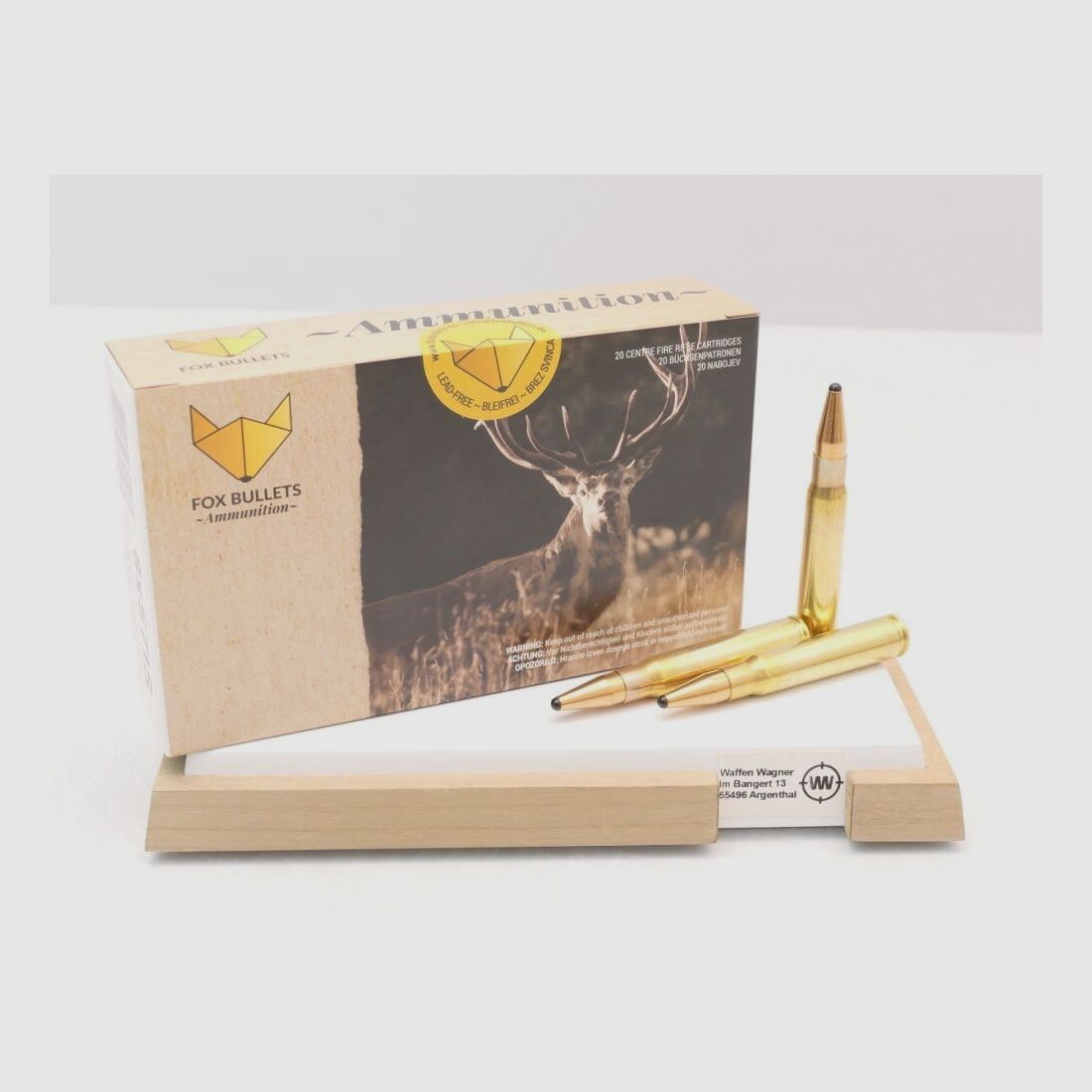 Fox Bullets 10.4g/160grs à20 8x57IS