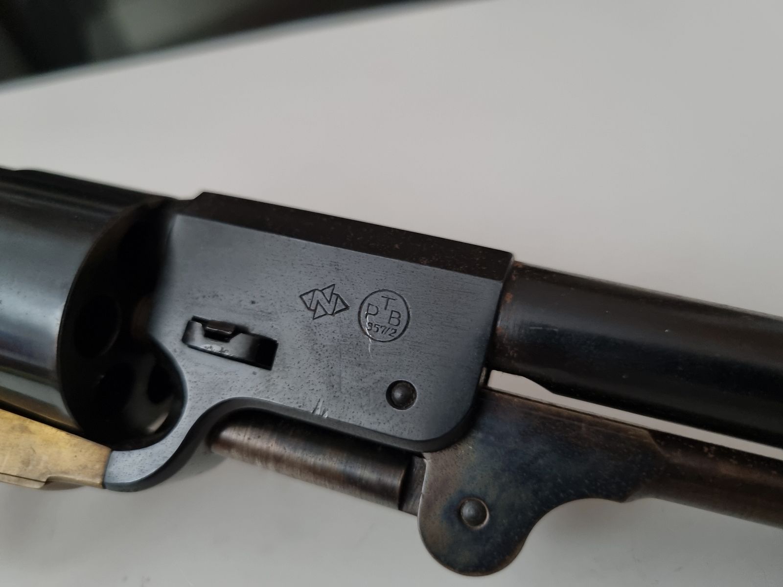 Western Navy 1851 9mm Knall Seltener Neumann Umbau PTB 357/2 
