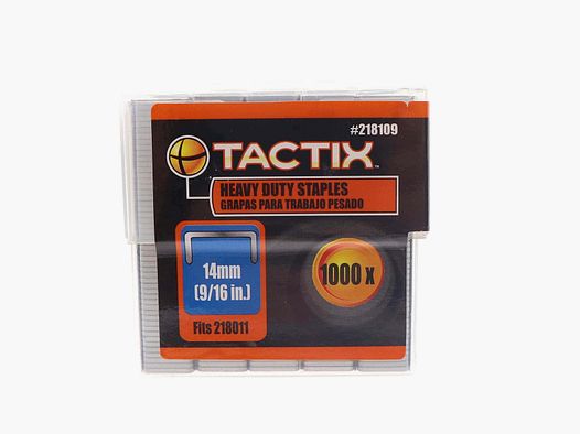 Tactix staples for hand tackers - 14mm