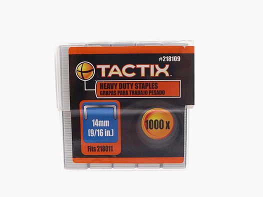 Tactix Klammern für Handtacker - 14mm