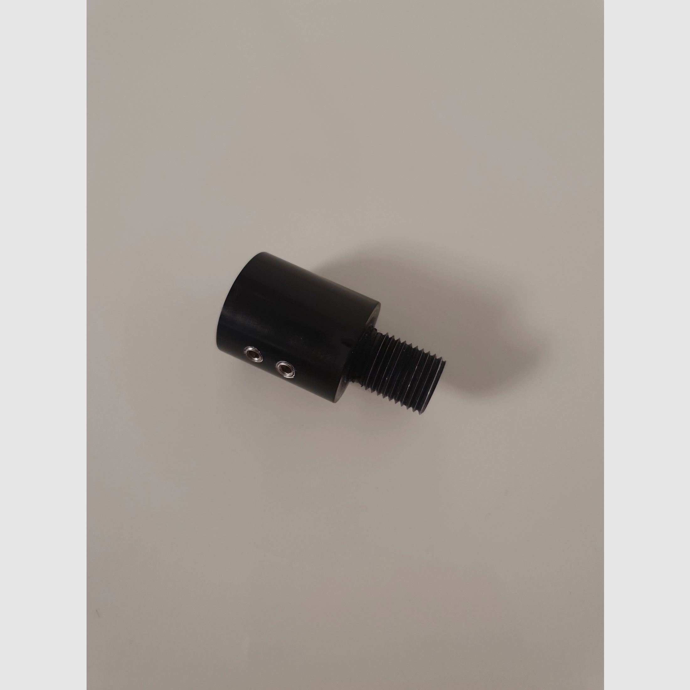 Universale Aufsteckbarer Schalldämpfer-Adapter für 15 mm Laufdurchmesser mit 1/2" UNF Gewinde