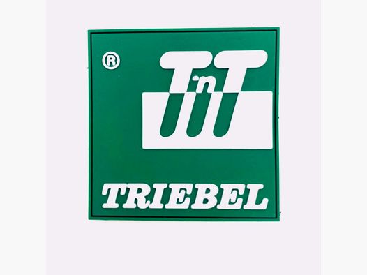 T'nT TRIEBEL Fan-Artikel Patch /Gummi - grün-weiß 50mm mit Velcro
