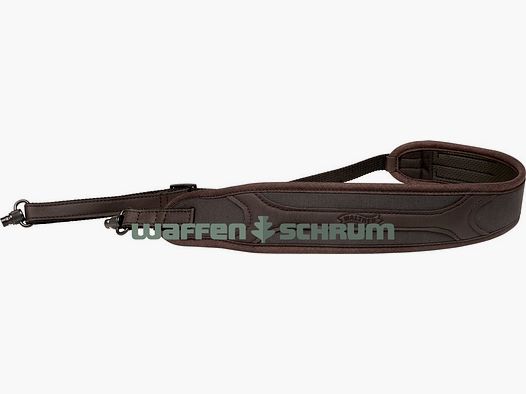 Walther geweerriem RS3 antraciet - leer