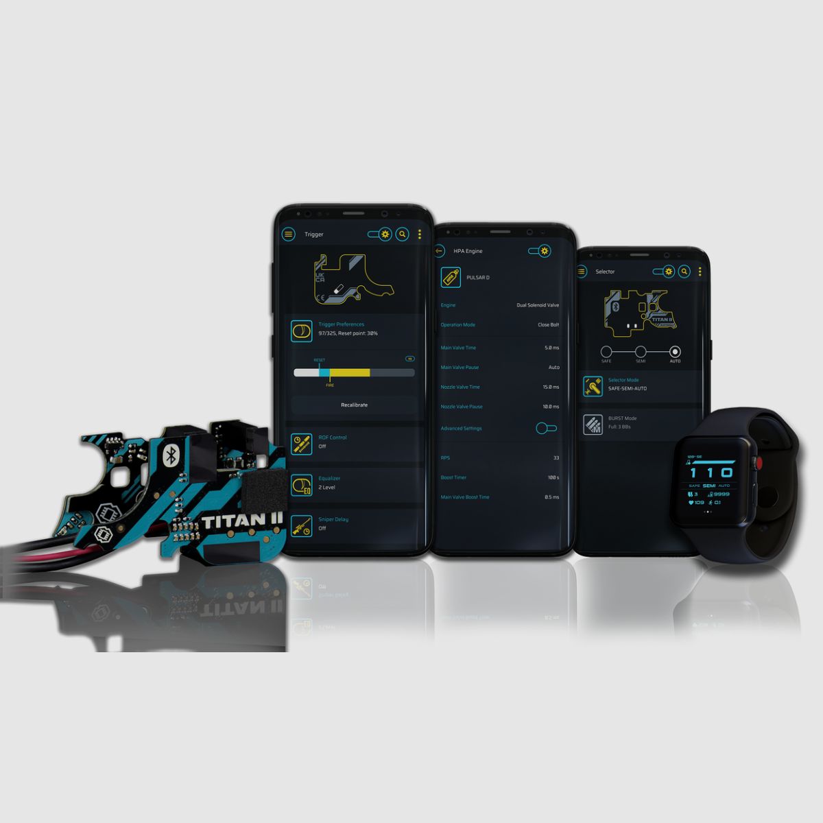 AR15 SilentOps CQB Bravo EAGLE Schwarz HPA Softair Gewehr Frei ab 18 Jahren | Delta Armory