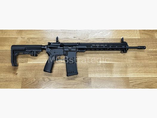 Windham Weaponry R16 Superlight - 2,64 kg - halbautom. Büchse .223Rem Gewicht ungeladen nur ca. 2,64 kg - SKU: R16SLSFSM - 16″ Superlight with Melonite QPQ Finish and A2 Flash Suppressor - 13" Windham M-Lok Handschutz System AR-15 AR15