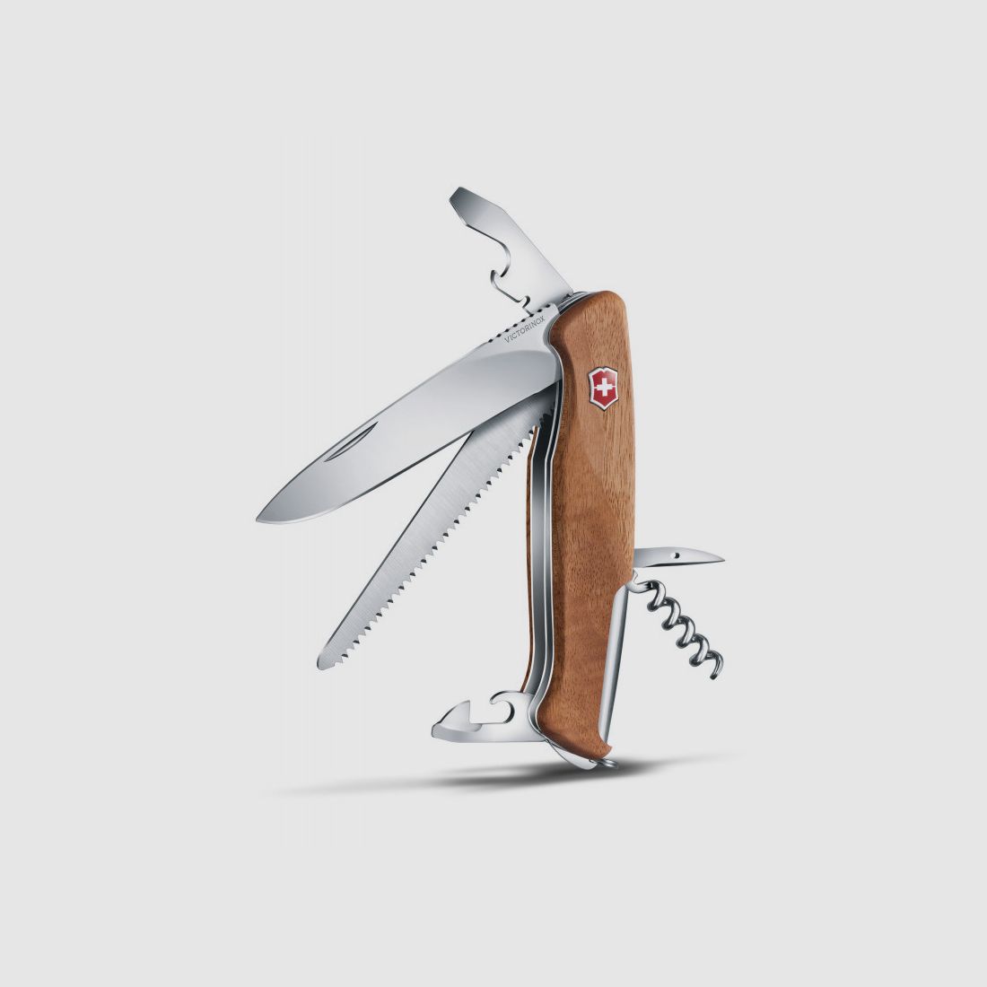 Victorinox RangerWood 55 Taschenmesser, 10 Funktionen, Nussbaumholz