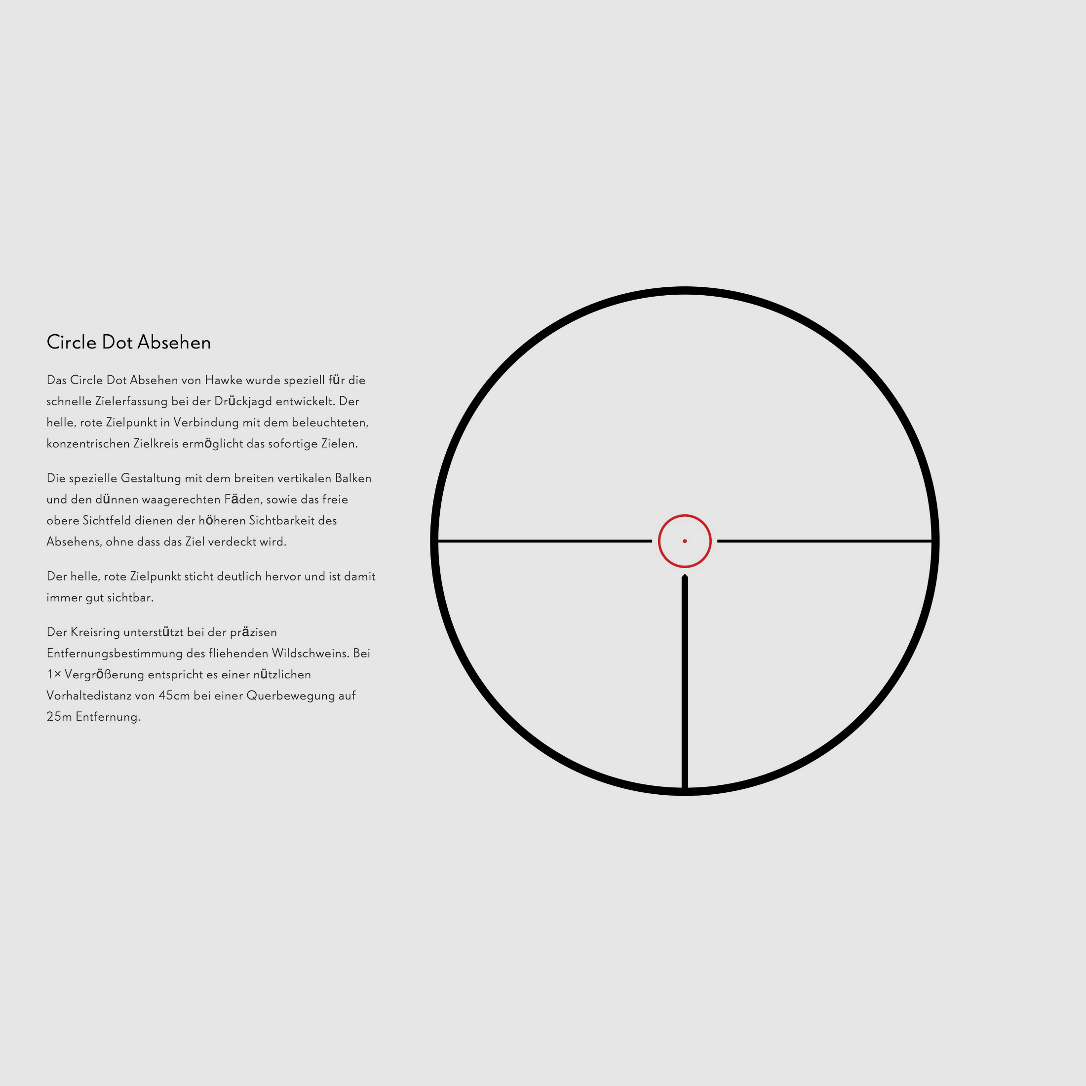 HAWKE 18401 FRONTIER 30 1-6x24 telescopio CIRCLE DOT reticolo MOA