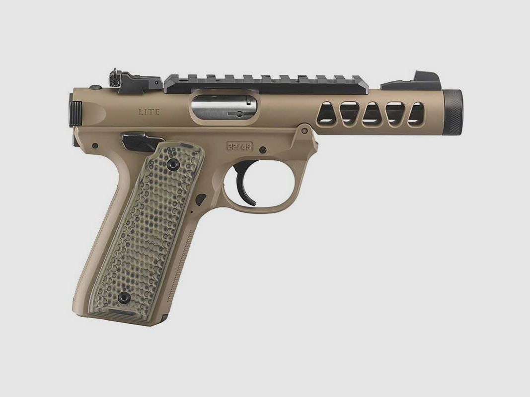 Pistolet Ruger Lite Mark IV 22/45 Lite kal. 22LR - FDE - 43920, zdjęcie 2 z 7