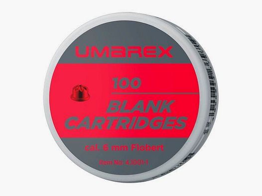 Umarex blank cartridges 6 mm Flobert, 100 pcs.
